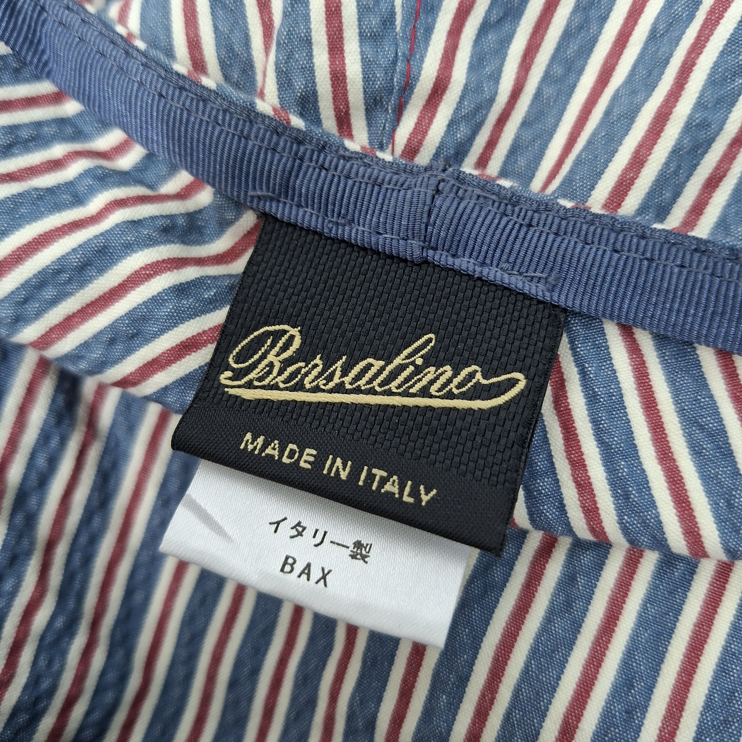 Borsalino 💥Borsalino stripes made in italy beretta cap Size ONE SIZE - 4 Thumbnail