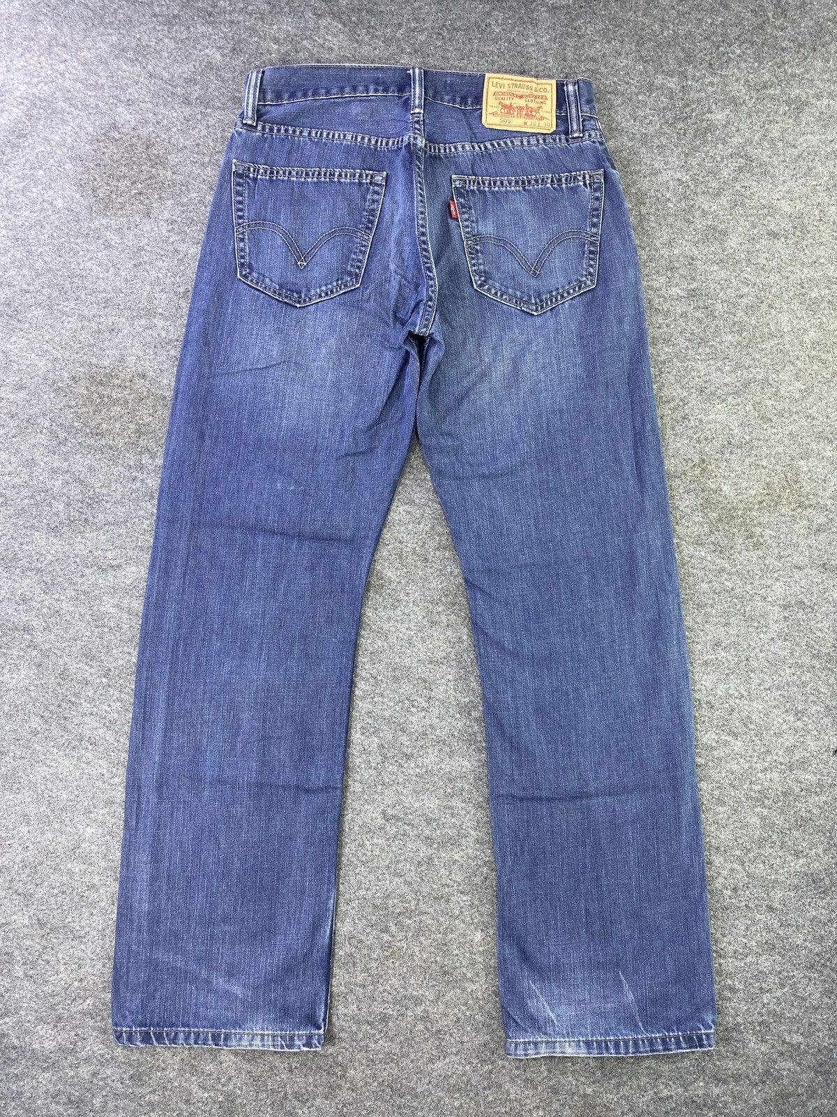 Levi's VINTAGE LEVI'S 505 BLUE WASH JEANS -J843 Size US 30 / EU 46 - 2 Thumbnail