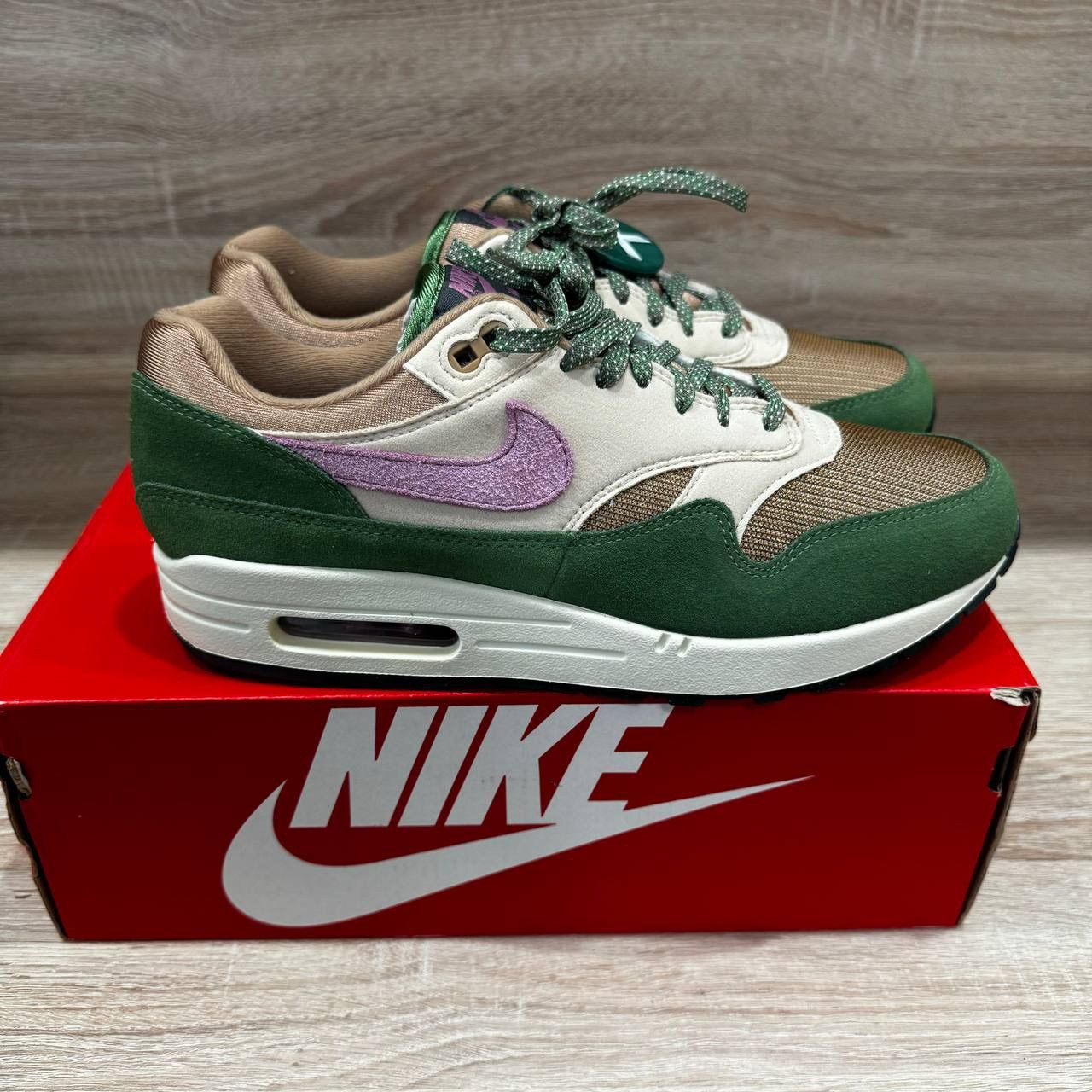 Nike × atmos NikeLab Air Max 1 Treeline Parra Tn Patta ACG Size US 9 / EU 42 - 3 Thumbnail