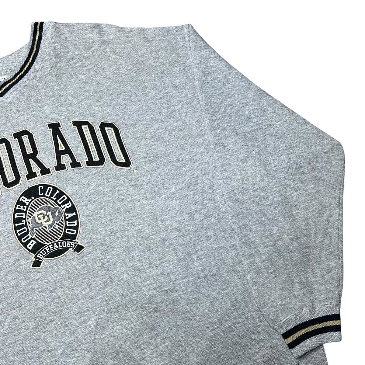 NCAA 90s NCAA Colorado Buffaloes Lee Sport Embroidered Sweatshirt Size US XXL / EU 58 / 5 - 21 Thumbnail