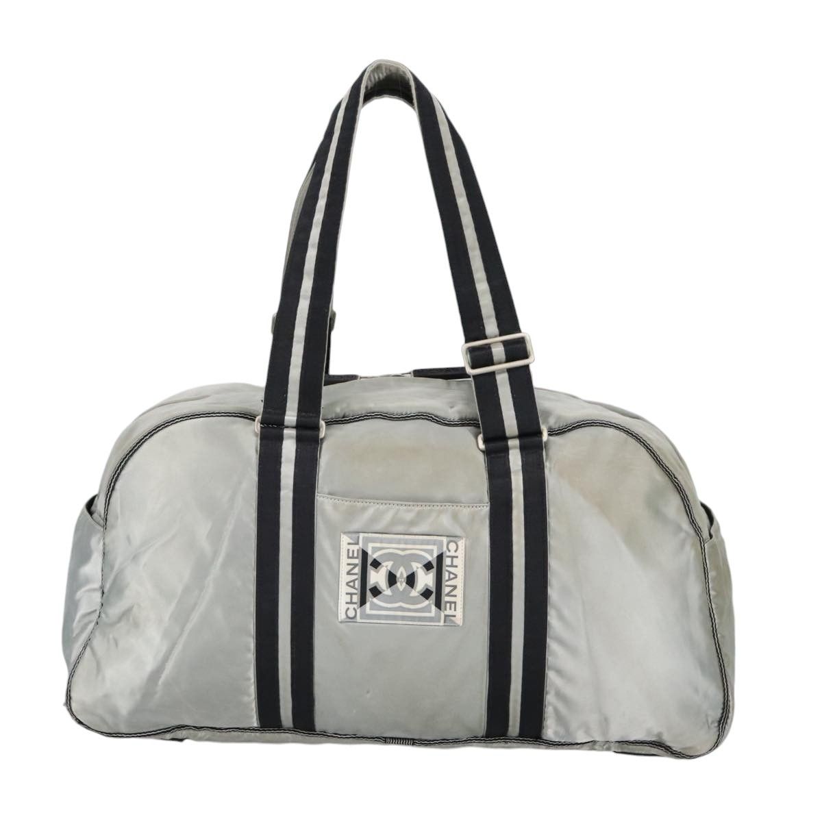 Chanel Sport Line Silver Synthetic Travel Bag (Pre-Owned) Size ONE SIZE - 1 Thumbnail