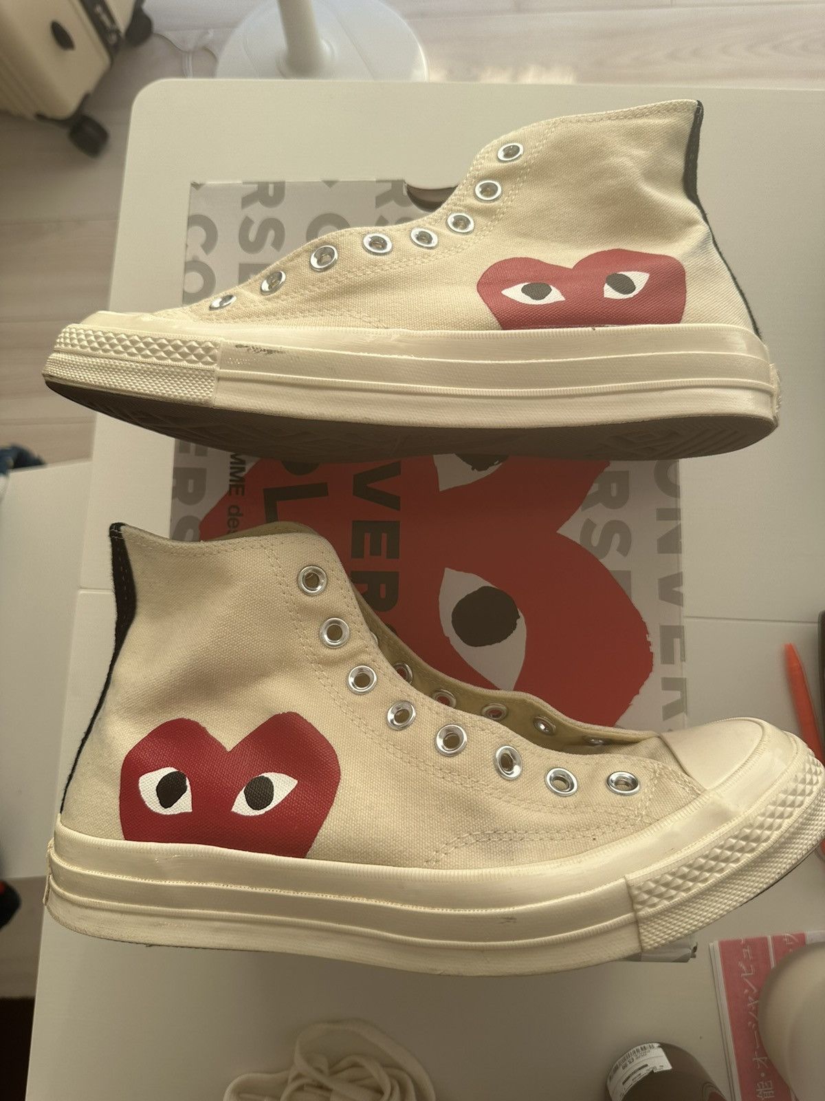 Comme des Garcons × Converse CDG x Converse Hi-top Size US 9 / EU 42 - 9 Thumbnail