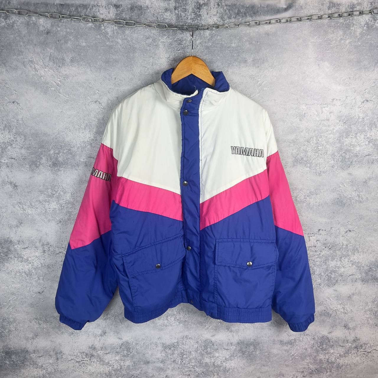 Yamaha Yamaha Puffer Jacket Men's Size L Multicolor Long Sleeve` Size US L / EU 52-54 / 3 - 1 Thumbnail