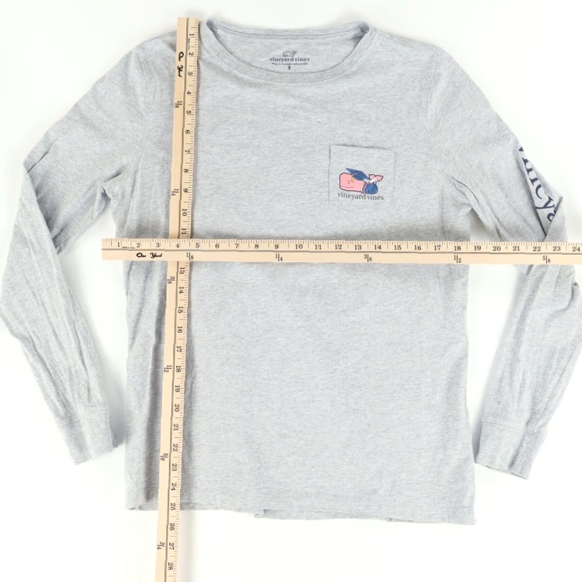 Vineyard Vines Vineyard Vines Long Sleeve Class of 2019 Solid T-Shirt Gray Women's S Size S / US 4 / IT 40 - 4 Thumbnail