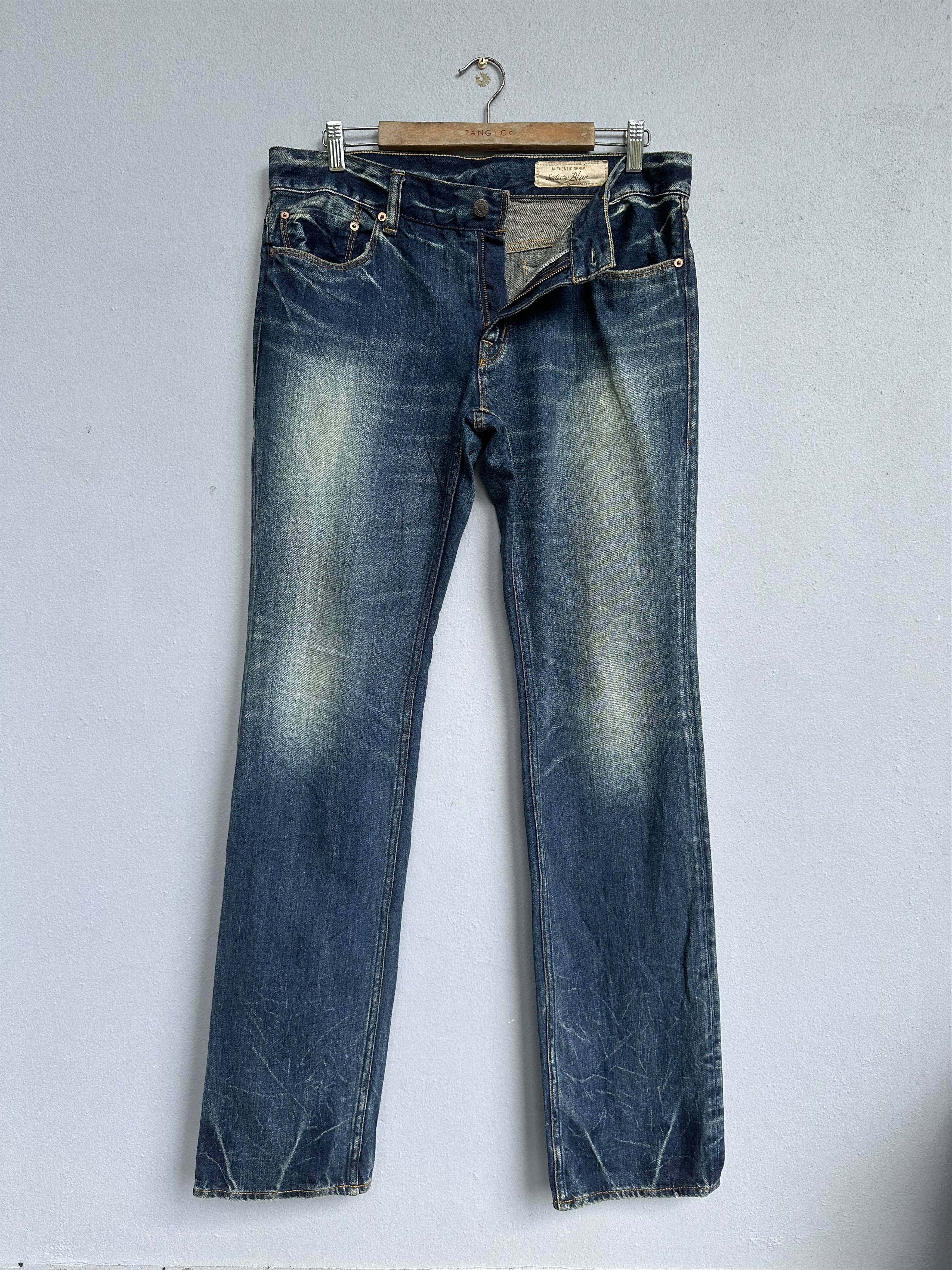 Japanese Brand Japanese Brand Sadistic Blue SBJC Distressed Denim Jeans Size US 35 - 3 Thumbnail