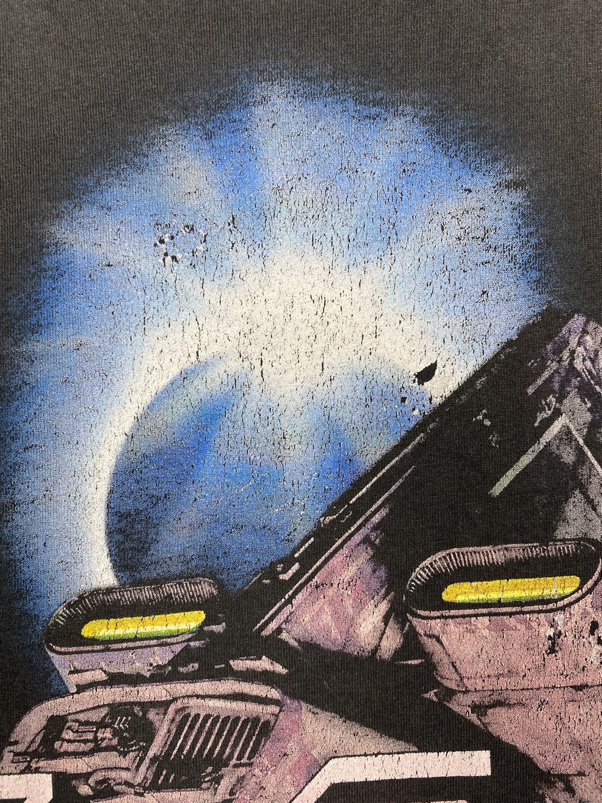 Allsaints Allsaints Arcade Space Faded Black T Shirt Size L Size US L / EU 52-54 / 3 - 7 Thumbnail