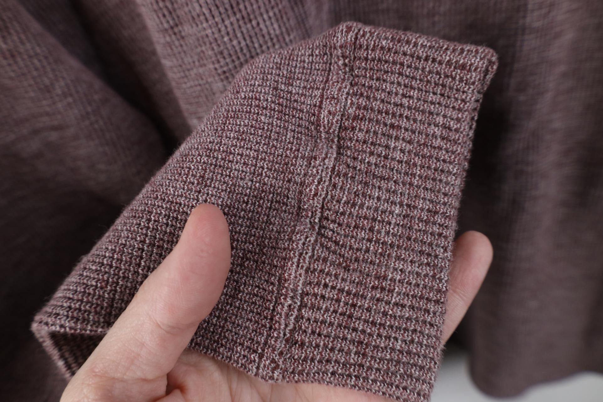 Vintage Vintage 90s Streetwear Thermal Waffle Knit Long Sleeve Polo Size US L / EU 52-54 / 3 - 7 Thumbnail