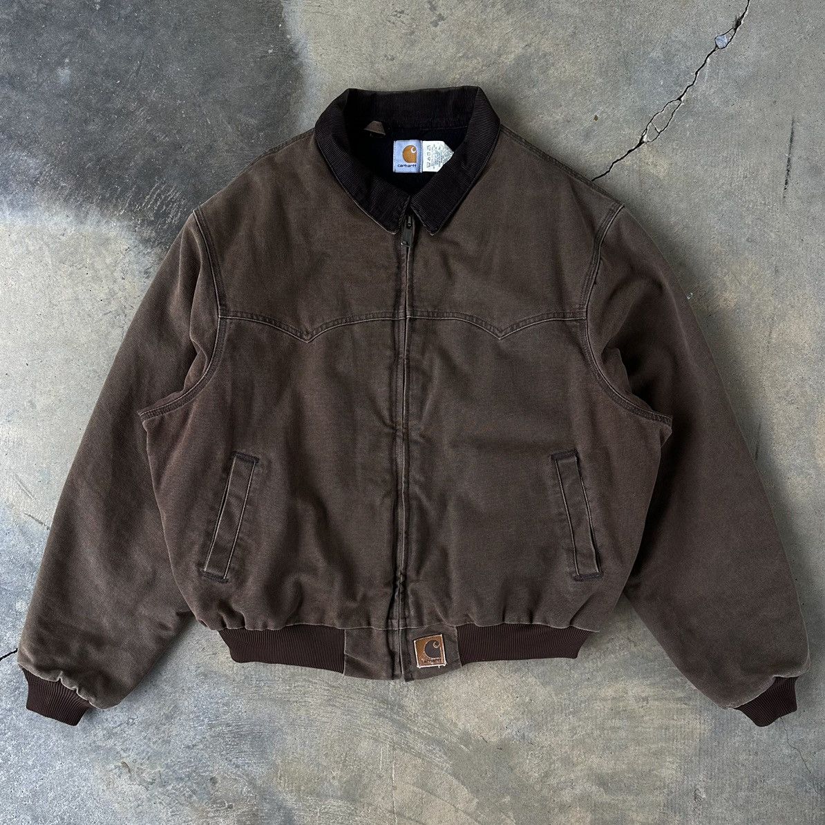 image of Brown Carhartt Santa Fe Jacket, Men's (Size 2XL)