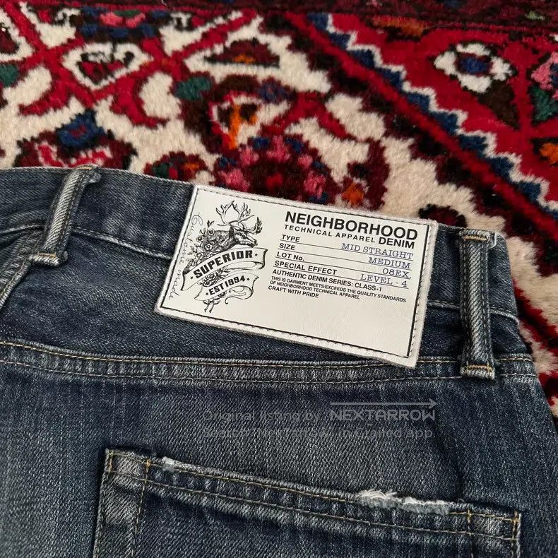 Neighborhood Neighborhood size M Ink Wash Denim Jeans Size US 27 - 7 Thumbnail