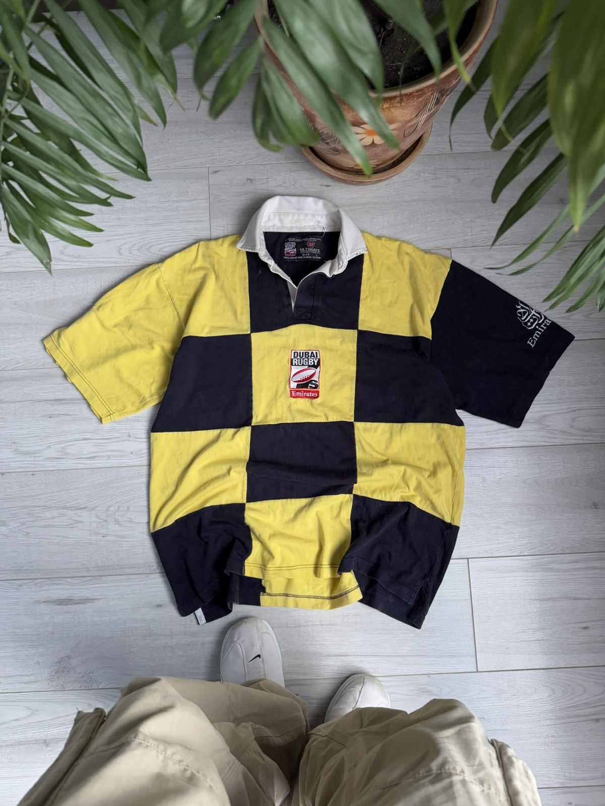 Other × Vintage Vintage 90’s Rugby Shirt Dubai jersey Size US L / EU 52-54 / 3 - 1 Thumbnail