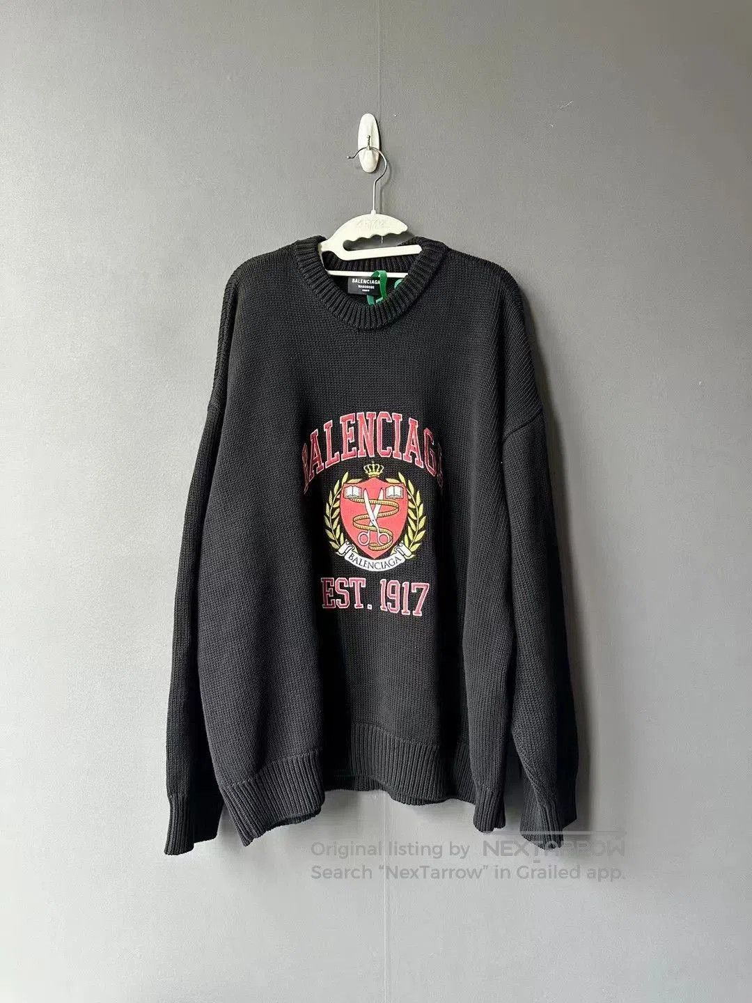 Balenciaga Balenciaga Scissors Sweatshirt L. Size US L / EU 52-54 / 3 - 1 Thumbnail