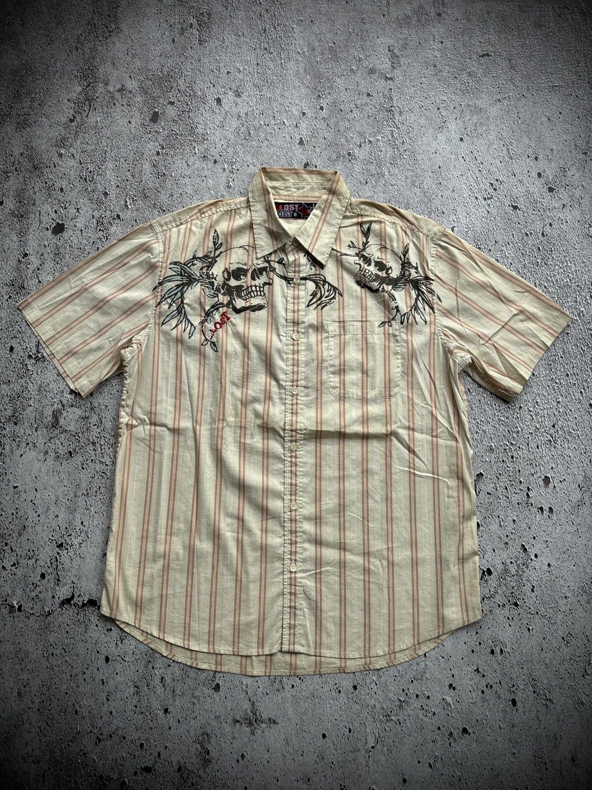 Hysteric Glamour Y2k Lost Enterprises Skull Punk style Shirt Size US XL / EU 56 / 4 - 1 Thumbnail