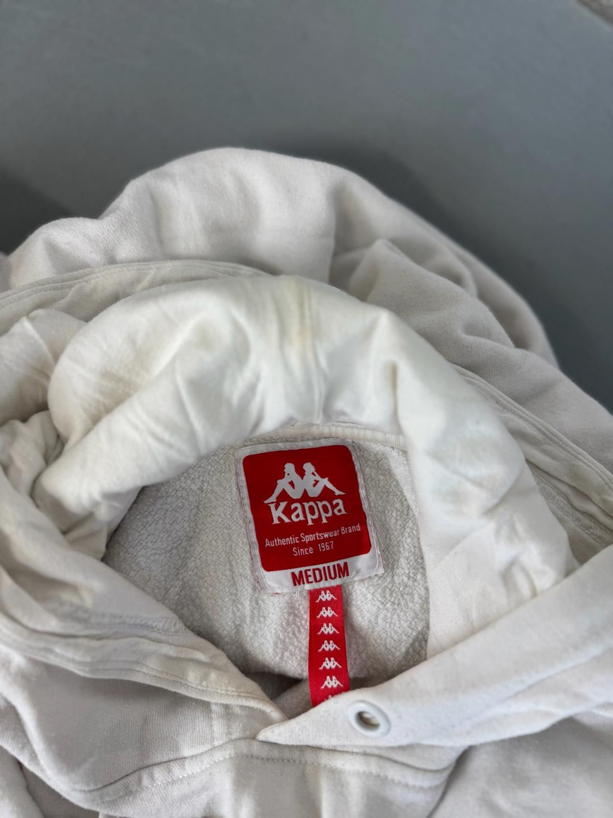 Kappa Kappa White Hoodie with Logo Print Mens Size M Size US M / EU 48-50 / 2 - 5 Thumbnail
