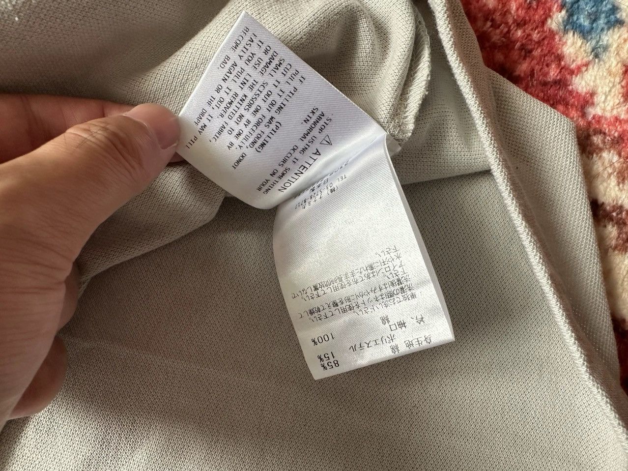 Nanamica NANAMICA S/S POLO SHIRT, LIGHT GREY Size US M / EU 48-50 / 2 - 7 Thumbnail