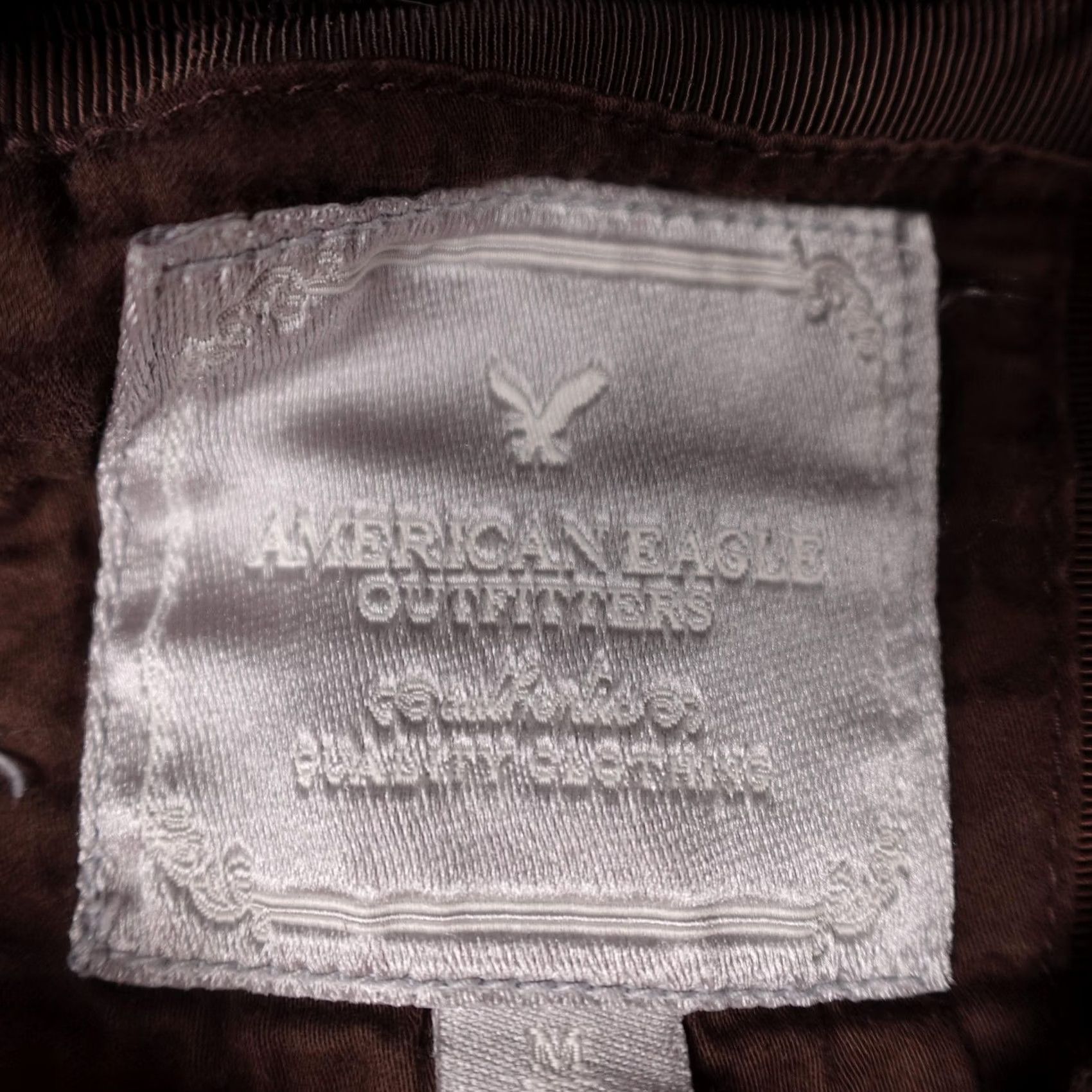 American Eagle Outfitters American Eagle Outfitters Hoodie Womens Medium Brown Fleece Lined Pullover Sweatshirt Y2K Vintage: No Size M / US 6-8 / IT 42-44 - 2 Thumbnail