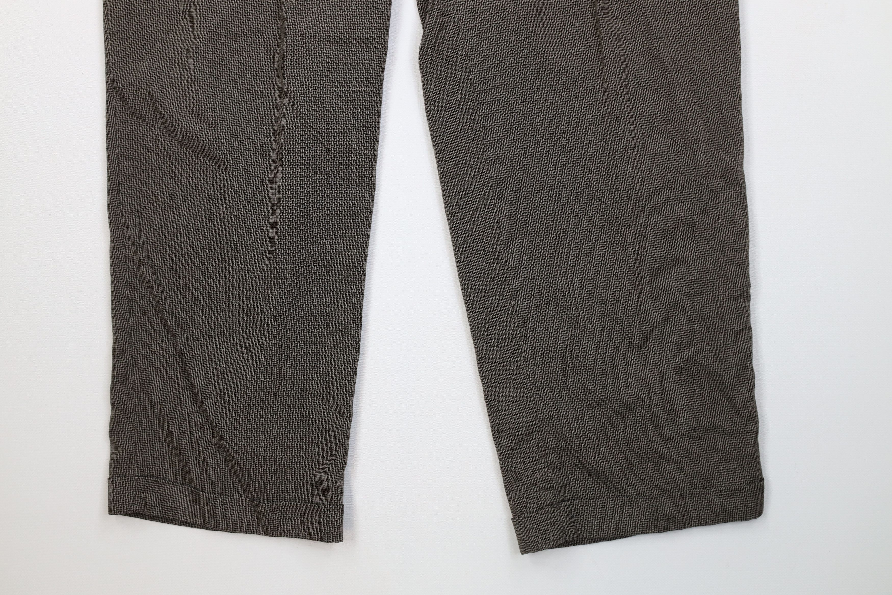 Vintage Vintage 90s Streetwear Houndstooth Wide Leg Chino Pants Size US 34 / EU 50 - 4 Thumbnail