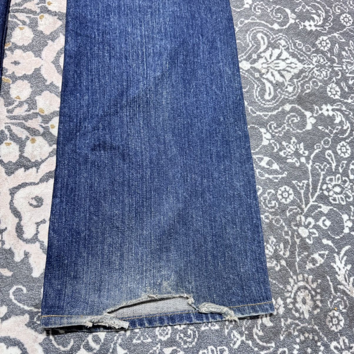 Levi's Vintage Levis 517 Denim Flare Jeans Hedi Slimane Size US 33 - 17 Thumbnail
