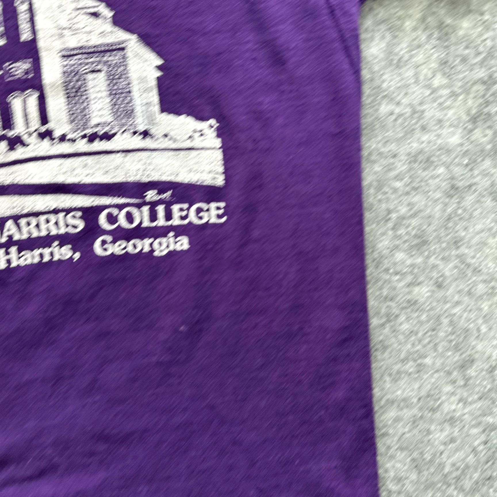Vintage VINTAGE Susan B Harris Chapel College Shirt Mens Medium Purple Graphic Print Crew Neck 1892 Young Harris College Size US M / EU 48-50 / 2 - 5 Thumbnail