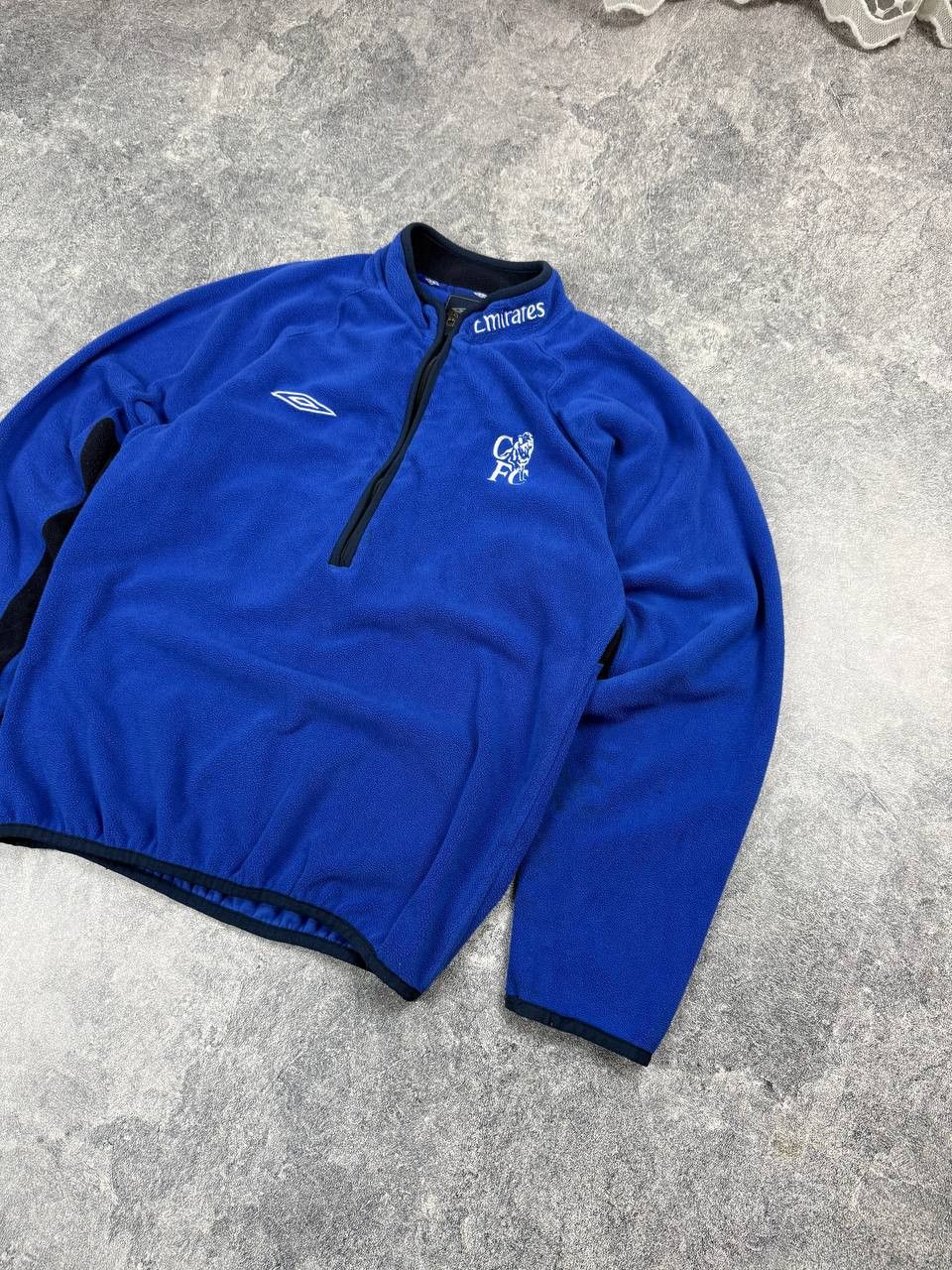 Umbro 90s Umbro Chelsea Fleece 1/3 zip Jacket Size US S / EU 44-46 / 1 - 2 Thumbnail