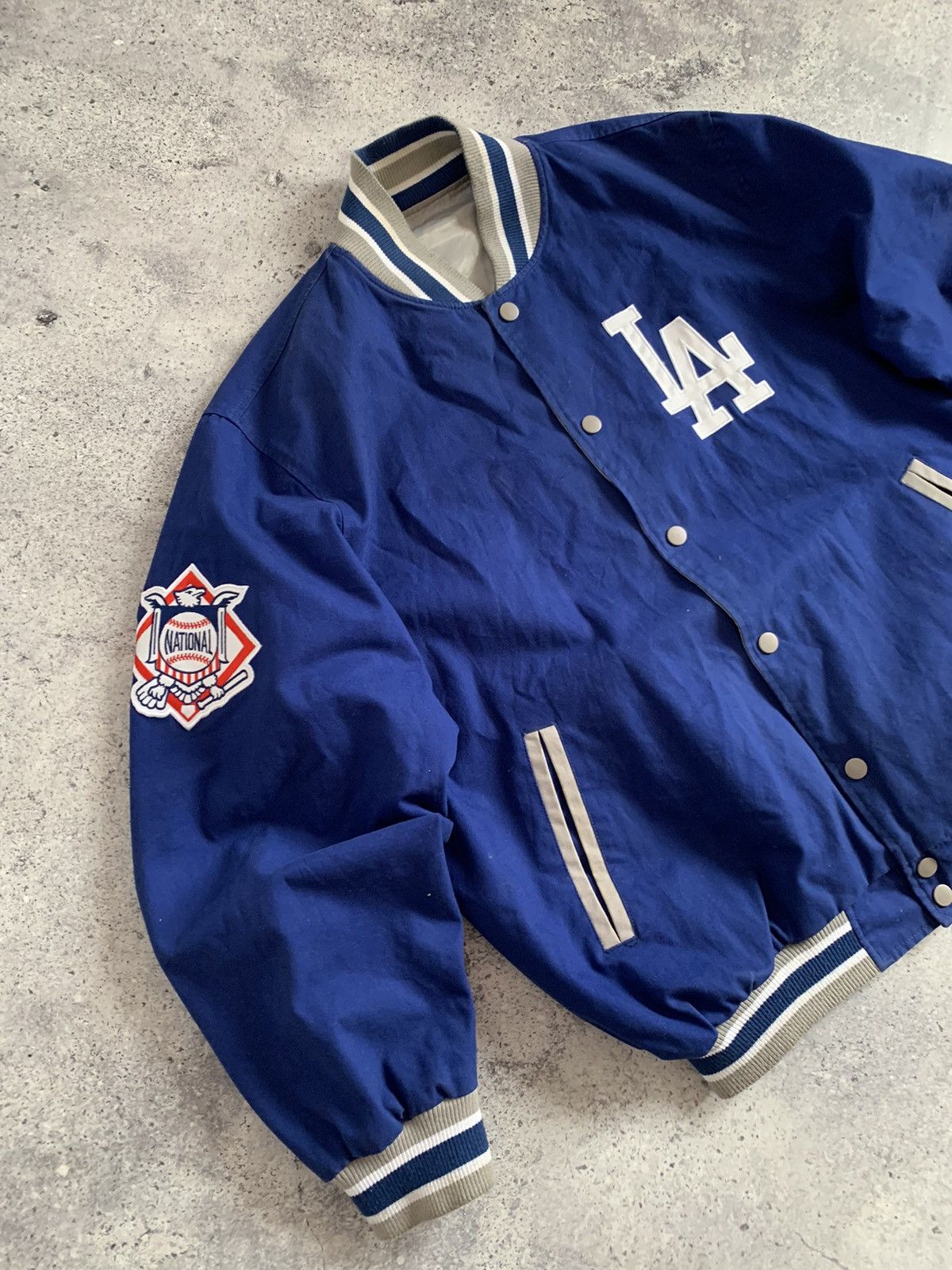 MLB Los Angeles Dodgers MLB Reversible Satin Bomber Jacket Size US XL / EU 56 / 4 - 8 Thumbnail