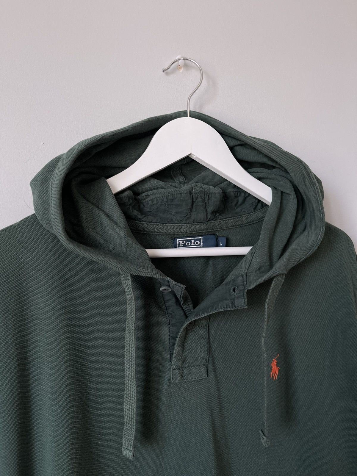 Polo Ralph Lauren Vintage Polo Ralph Lauren Y2k PRL Pony Lightweight Hoodie Size US L / EU 52-54 / 3 - 4 Thumbnail