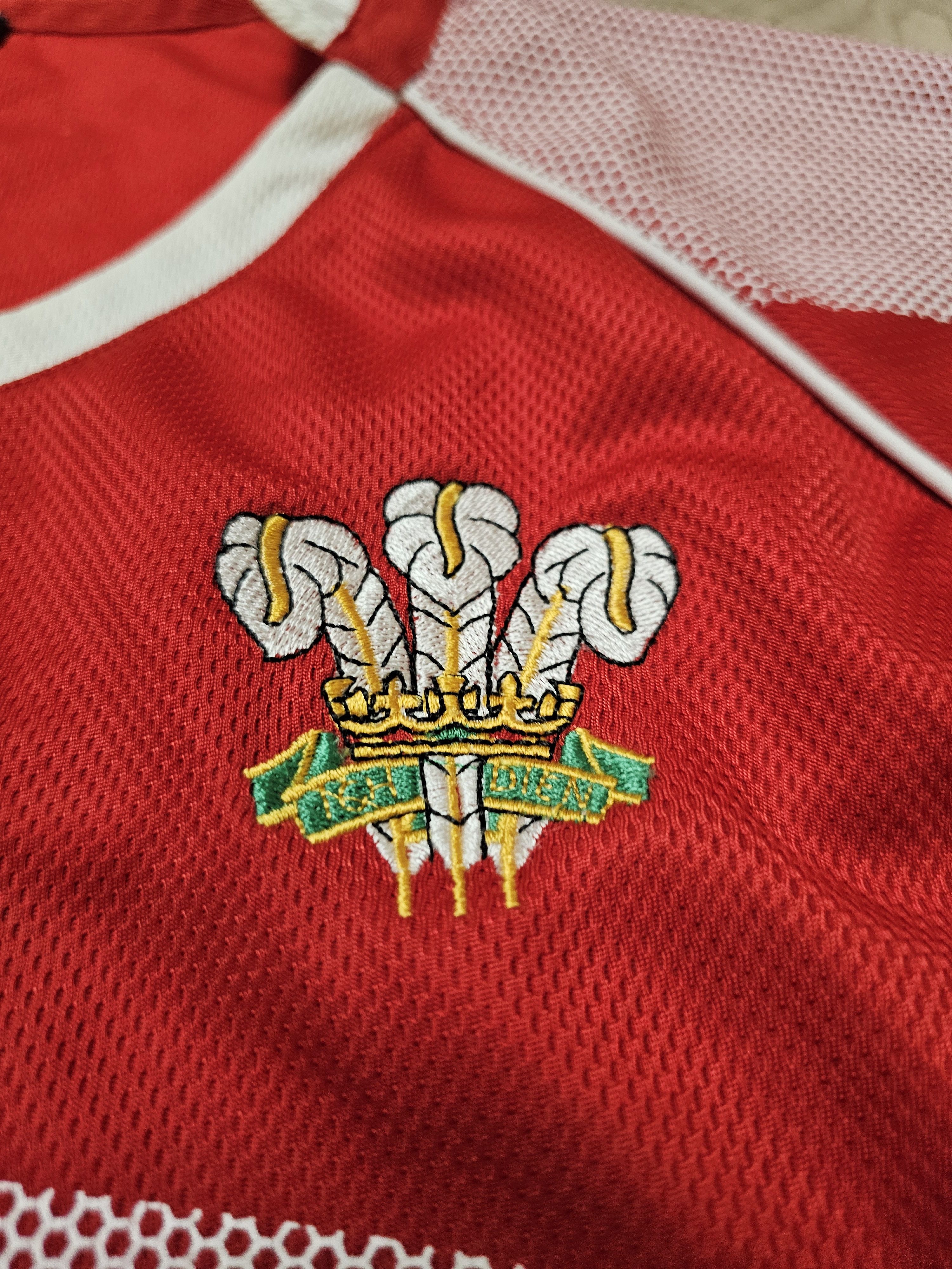 All Sport WALES RUGBY JERSEY VINTAGE WALES RUGBY JERSEY WRU RUGBY 3XL Size US XXL / EU 58 / 5 - 4 Thumbnail