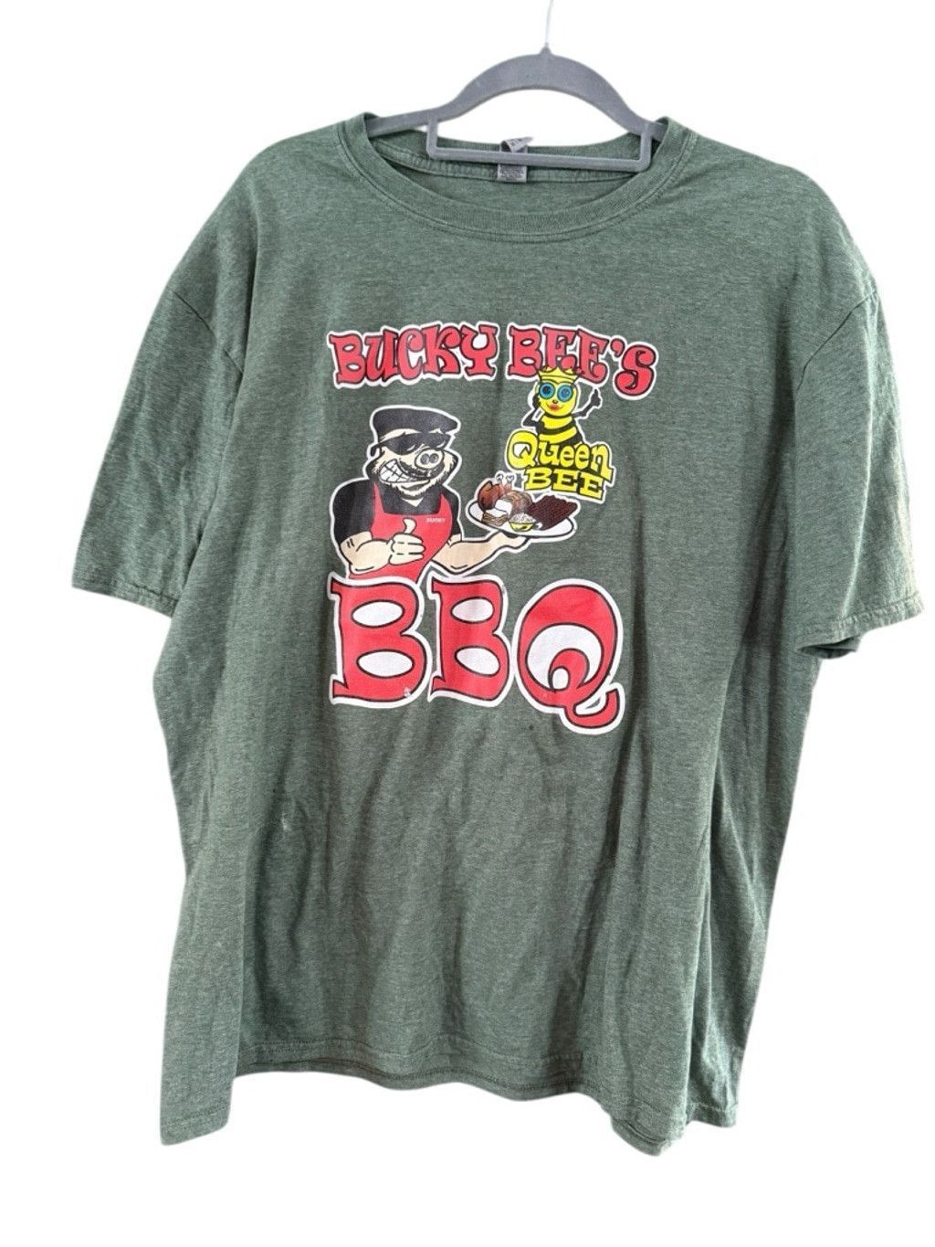 The Unbranded Brand Women's Unbranded Short Sleeve Tee Green L Size L / US 10 / IT 46 - 2 Thumbnail