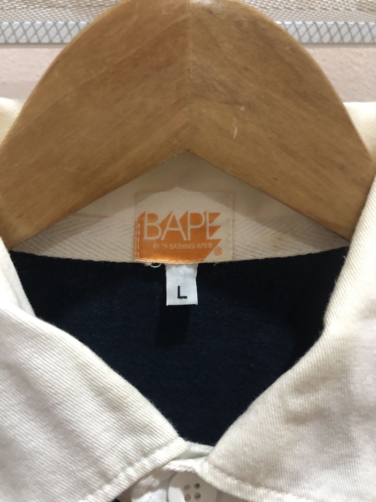Bape OG 2005 Bape Rugby Striped Shirts Size US L / EU 52-54 / 3 - 7 Thumbnail