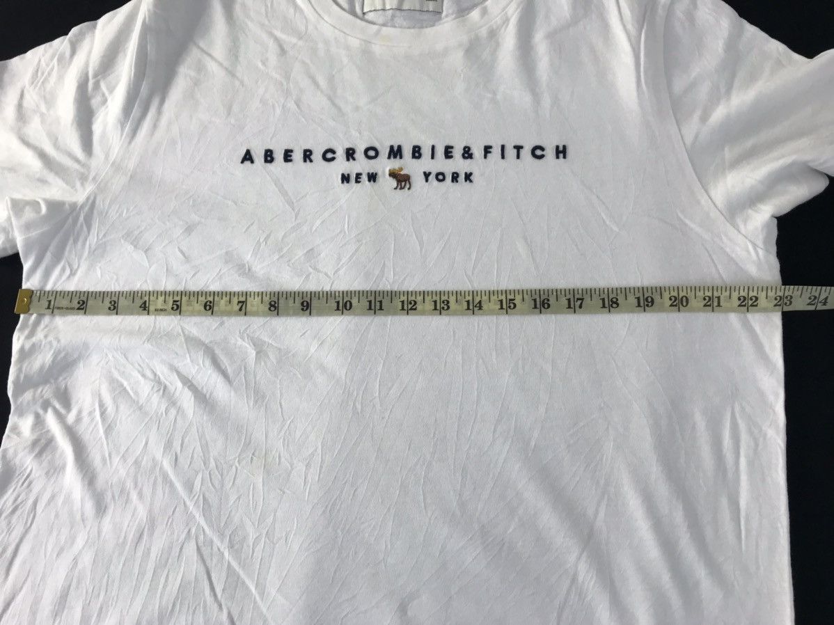 Abercrombie & Fitch Abercrombie & Fitch New York Embroidery Logo Printed Tee Size US XL / EU 56 / 4 - 10 Thumbnail
