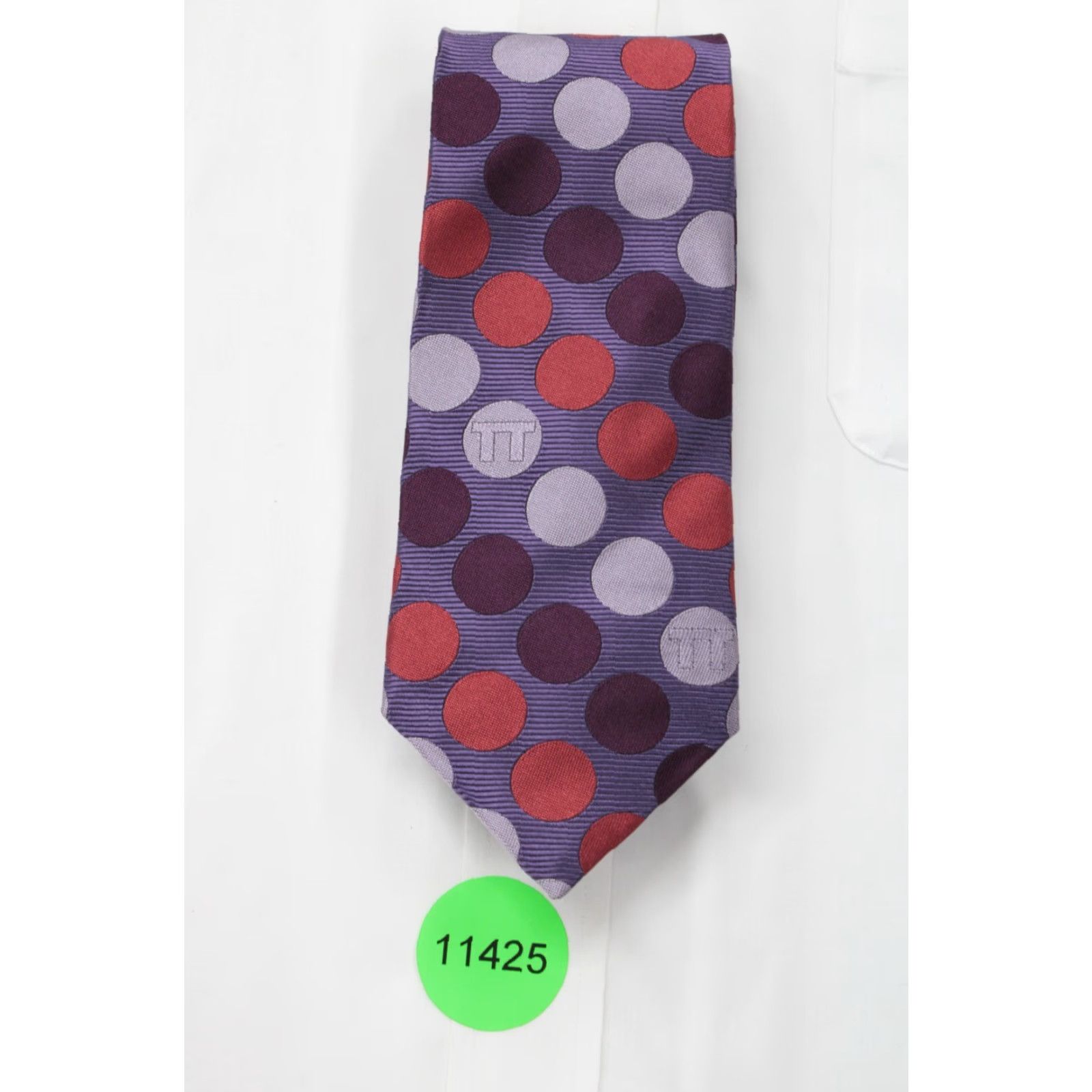 Lee VINTAGE Lee Allison 4 in Hand Purple Silk Men's Necktie Naughty Hidden Message Tie Size ONE SIZE - 8 Thumbnail
