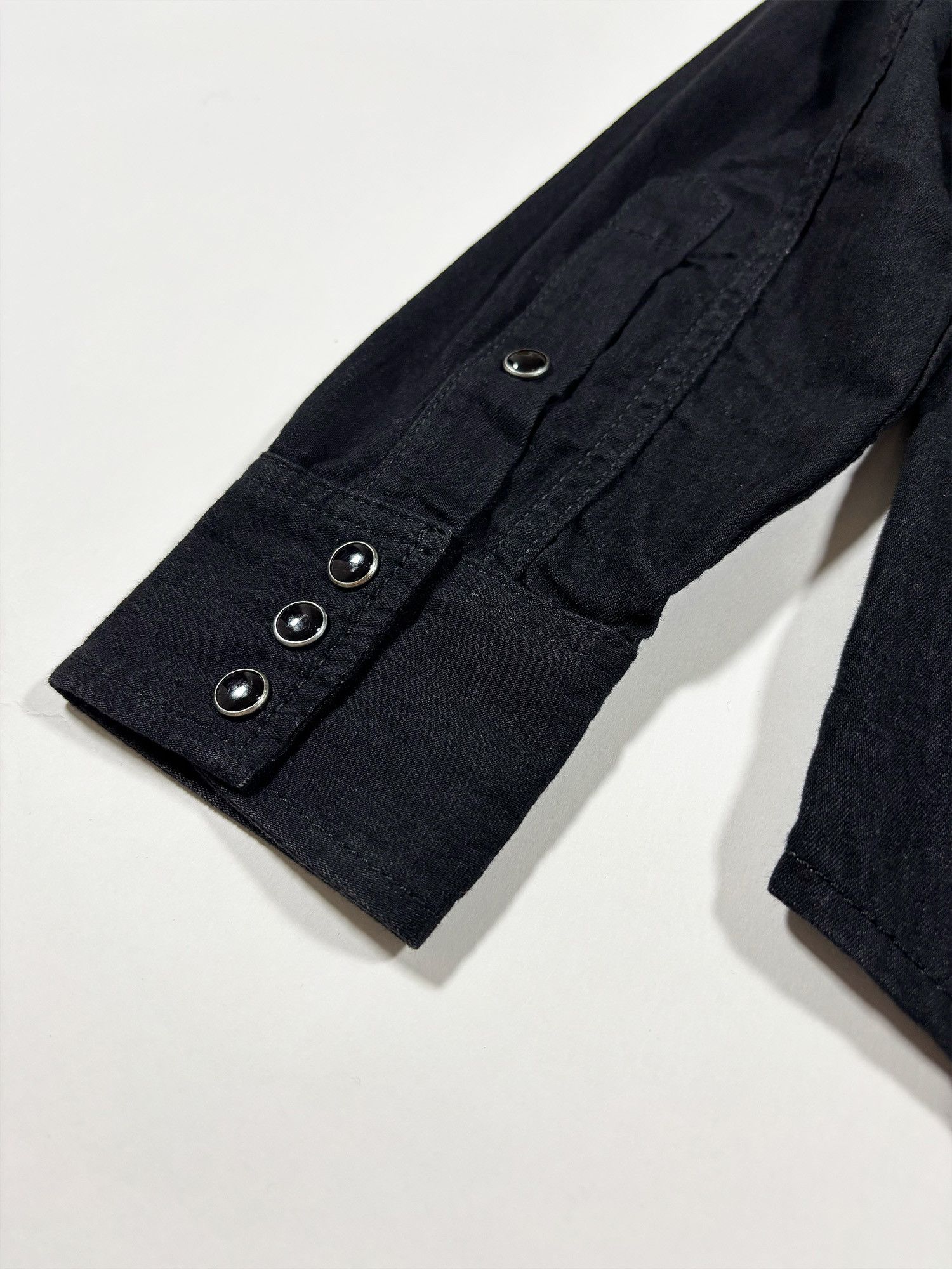 Saint Laurent Paris Western Shirt Lamb Suede Trim Size S Size US S / EU 44-46 / 1 - 6 Thumbnail