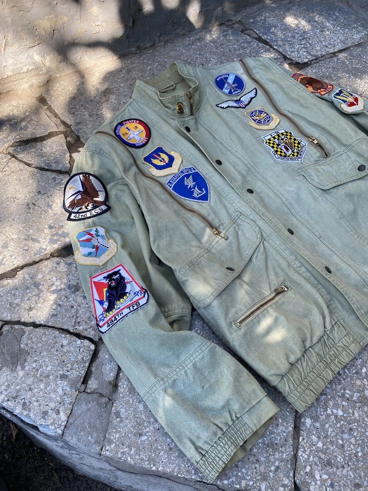 The Unbranded Brand vintage aviator jacket Japanese Style Made In Hong Kong Size US M / EU 48-50 / 2 - 4 Thumbnail