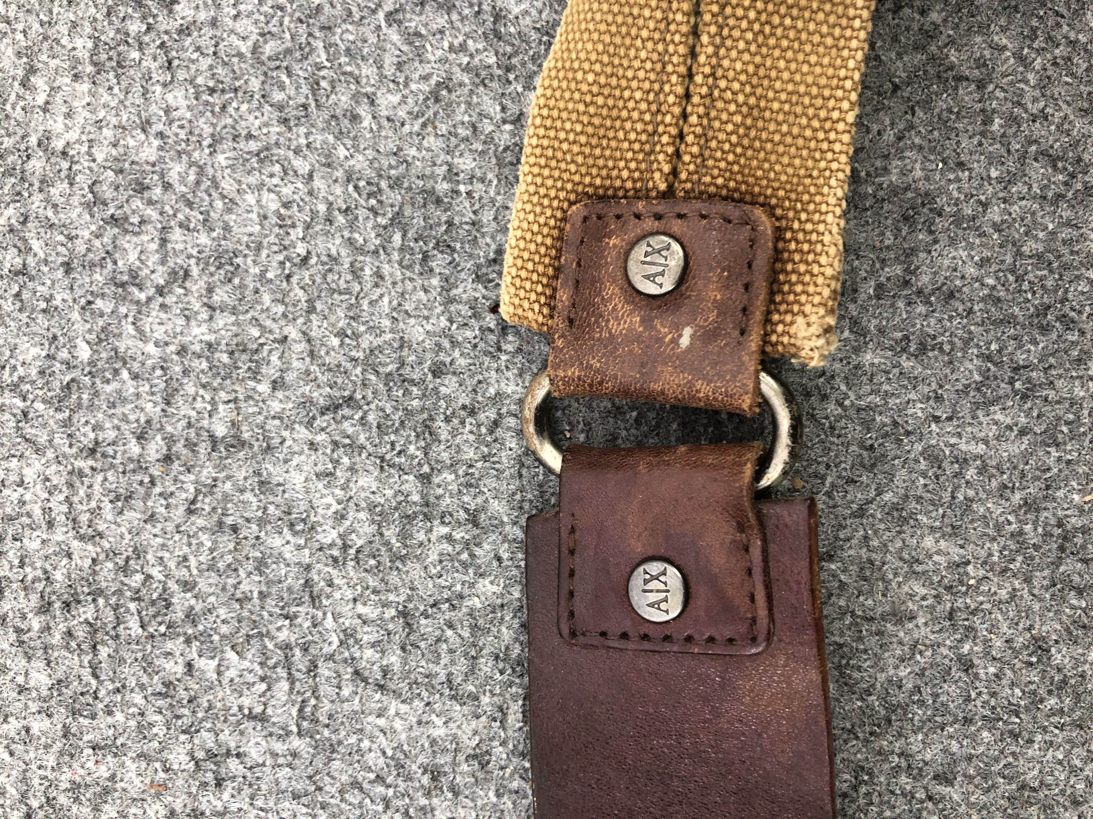 Armani Exchange Vintage Armani Exchange Leather Belt B0043 Size ONE SIZE - 6 Thumbnail