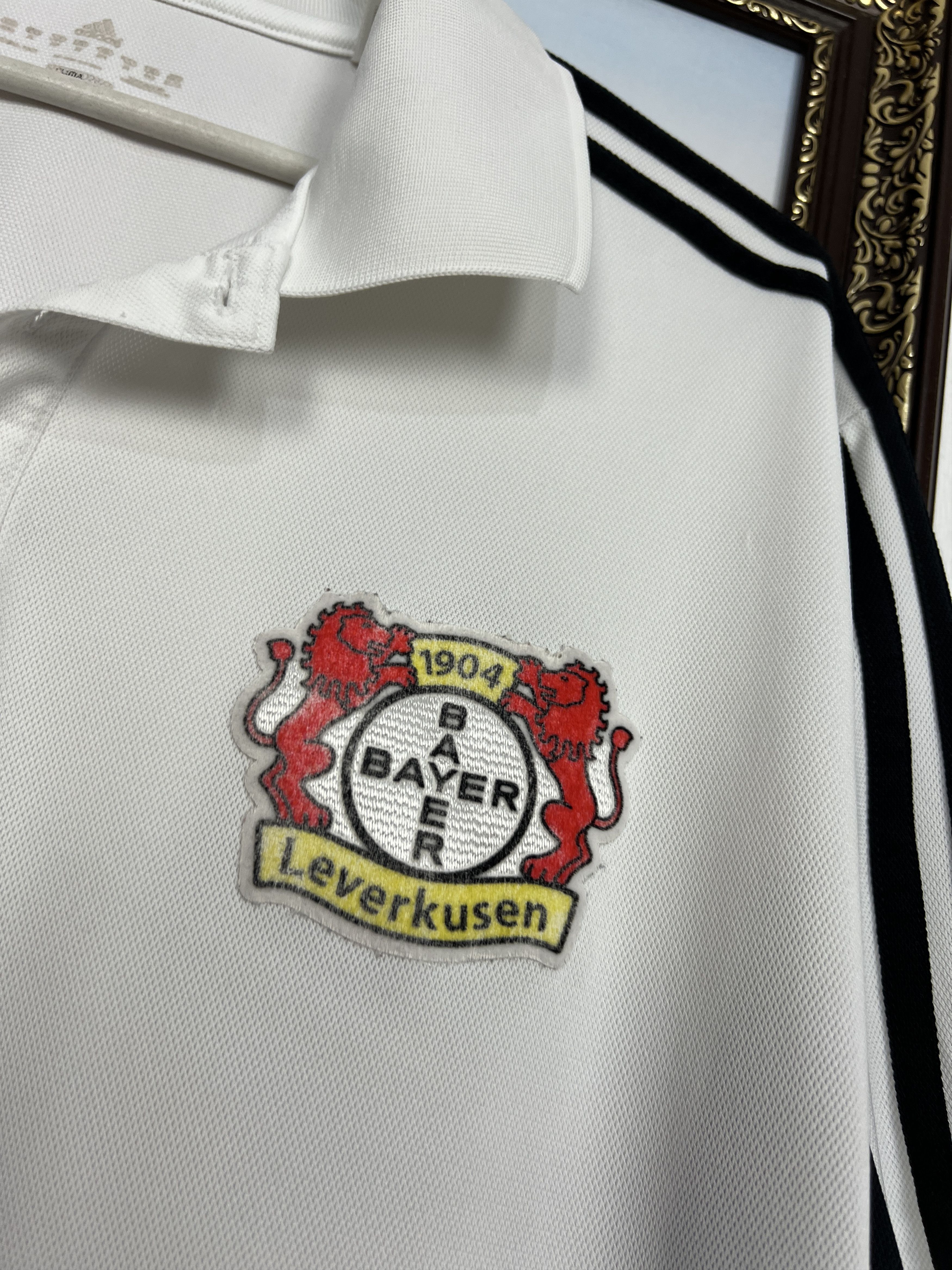 Adidas Bayer 04 Leverkusen Football Train Polo Shirt Jersey Trikot Size US XL / EU 56 / 4 - 5 Thumbnail