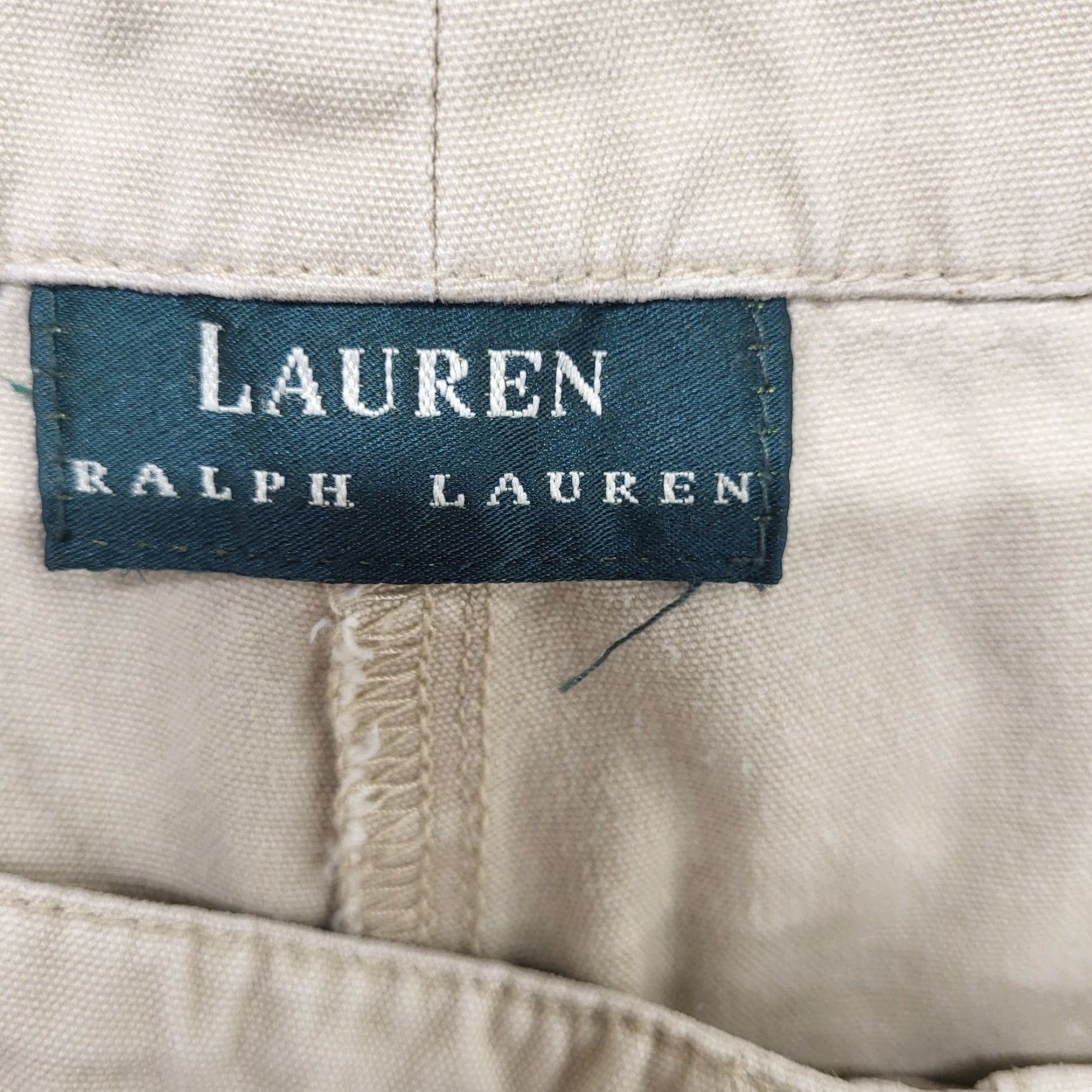Ralph Lauren Lauren Ralph Lauren Shorts Womens 14 Beige Khaki Casual Summer Comfort 32.5x5 Beige Size 36" / US 14 / IT 50 - 2 Thumbnail