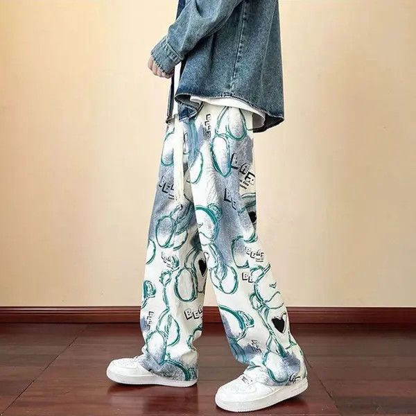 Japanese Brand × Vintage Man Casual Pants Harajuku Wide Leg Oversize Size US 30 / EU 46 - 2 Thumbnail