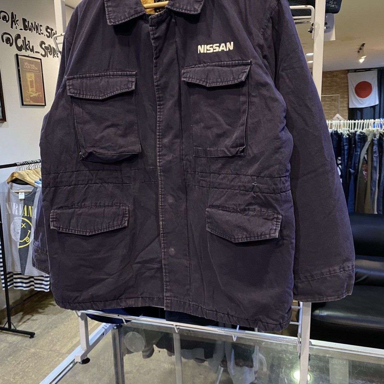 Other VINTAGE NISSAN HIGH TACHIBANA Multi Pocket Workwear Jackets Size US L / EU 52-54 / 3 - 5 Thumbnail