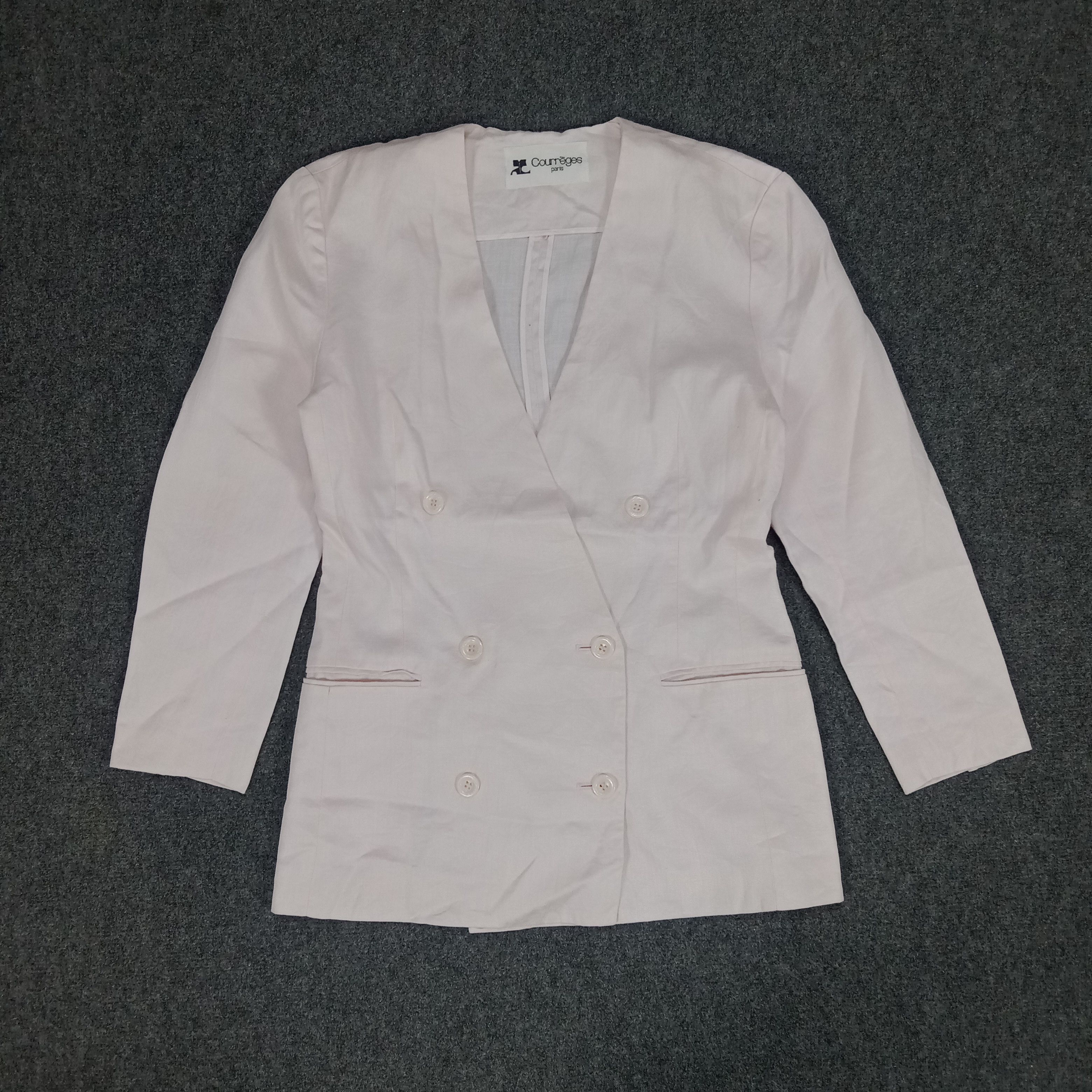 Courreges × Vintage Courreges Paris Designer Brand Blazers Jacket Size US XS / EU 42 / 0 - 1 Thumbnail