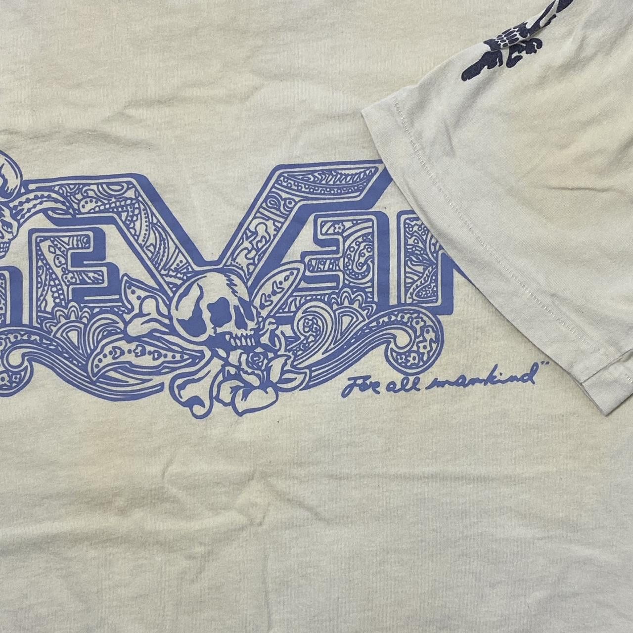 7 For All Mankind Seven For All Mankind Beige Y2K Skull Tee Size 2XL Size US XXL / EU 58 / 5 - 3 Thumbnail