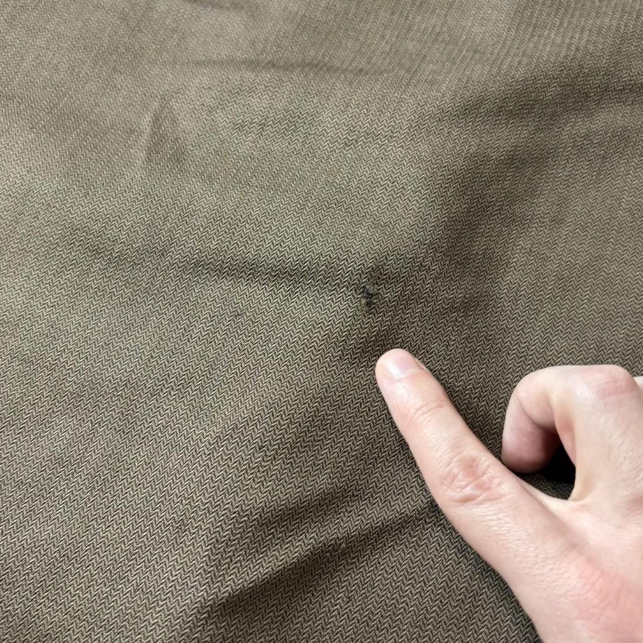 Vintage Vintage Brown 100% Wool Pleated Dress Pants - 39x32.5 Size US 39 - 8 Thumbnail