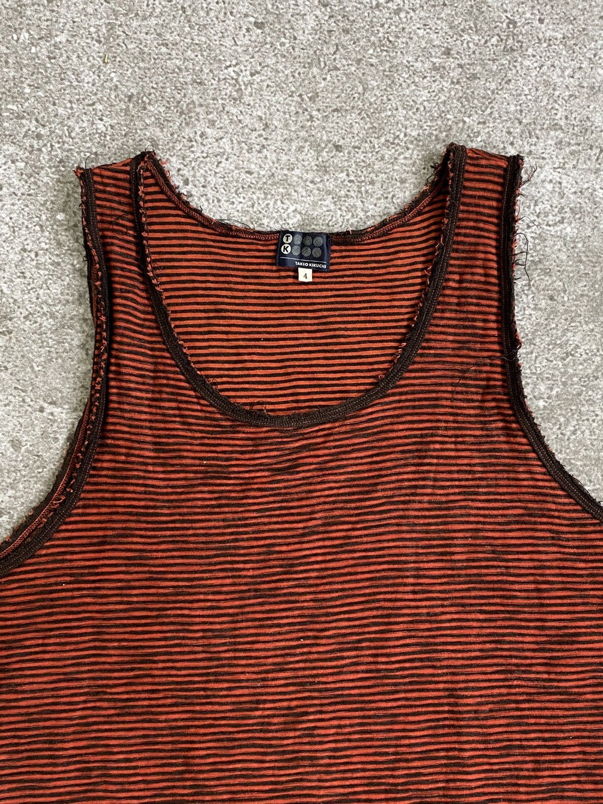 Takeo Kikuchi Takeo kikuchi distressed like number nine tank top Size US XL / EU 56 / 4 - 3 Thumbnail
