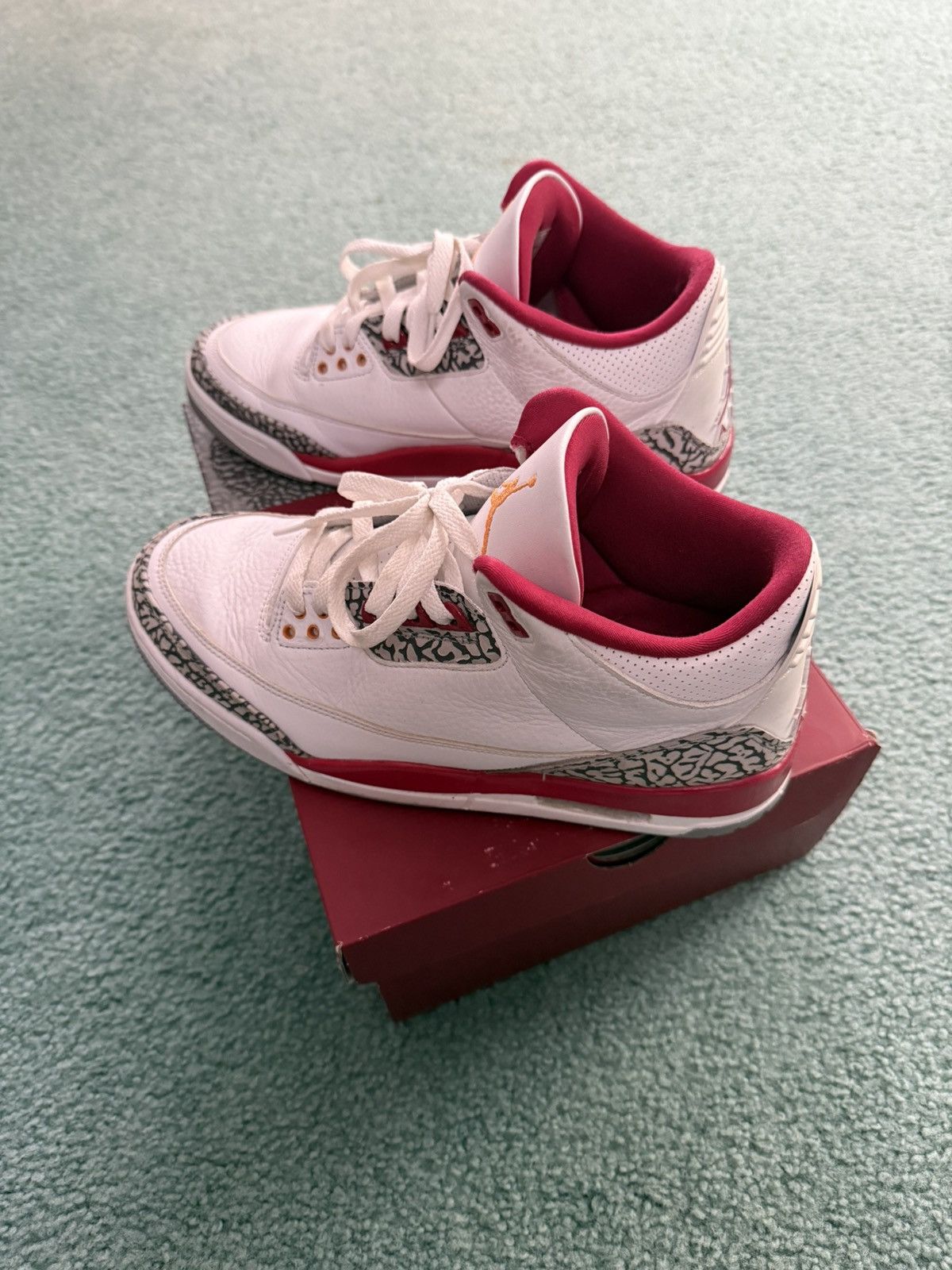 Jordan Brand Jordan Retro 3 Cardinal Red Size US 10 / EU 43 - 3 Thumbnail