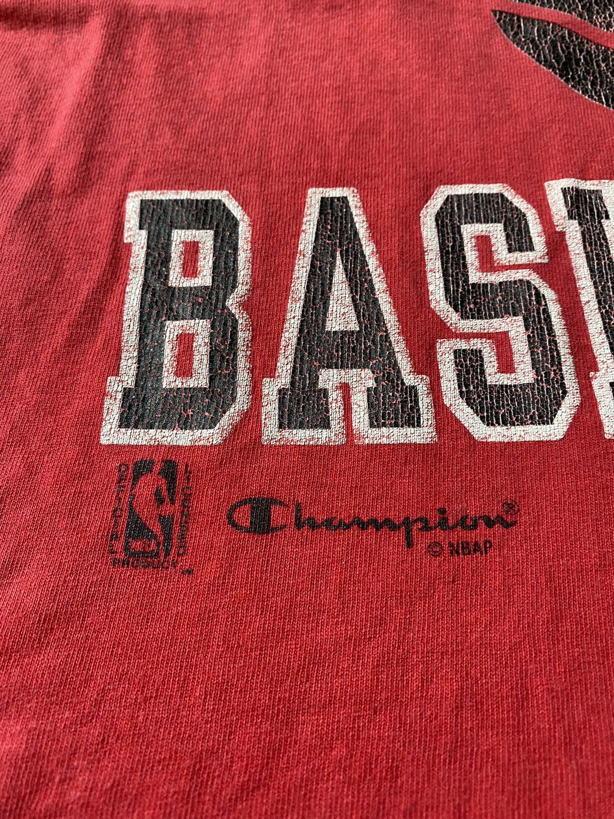 Champion × NBA × Vintage Vintage Champion Chicago Bulls Single Stitch Size US L / EU 52-54 / 3 - 2 Thumbnail