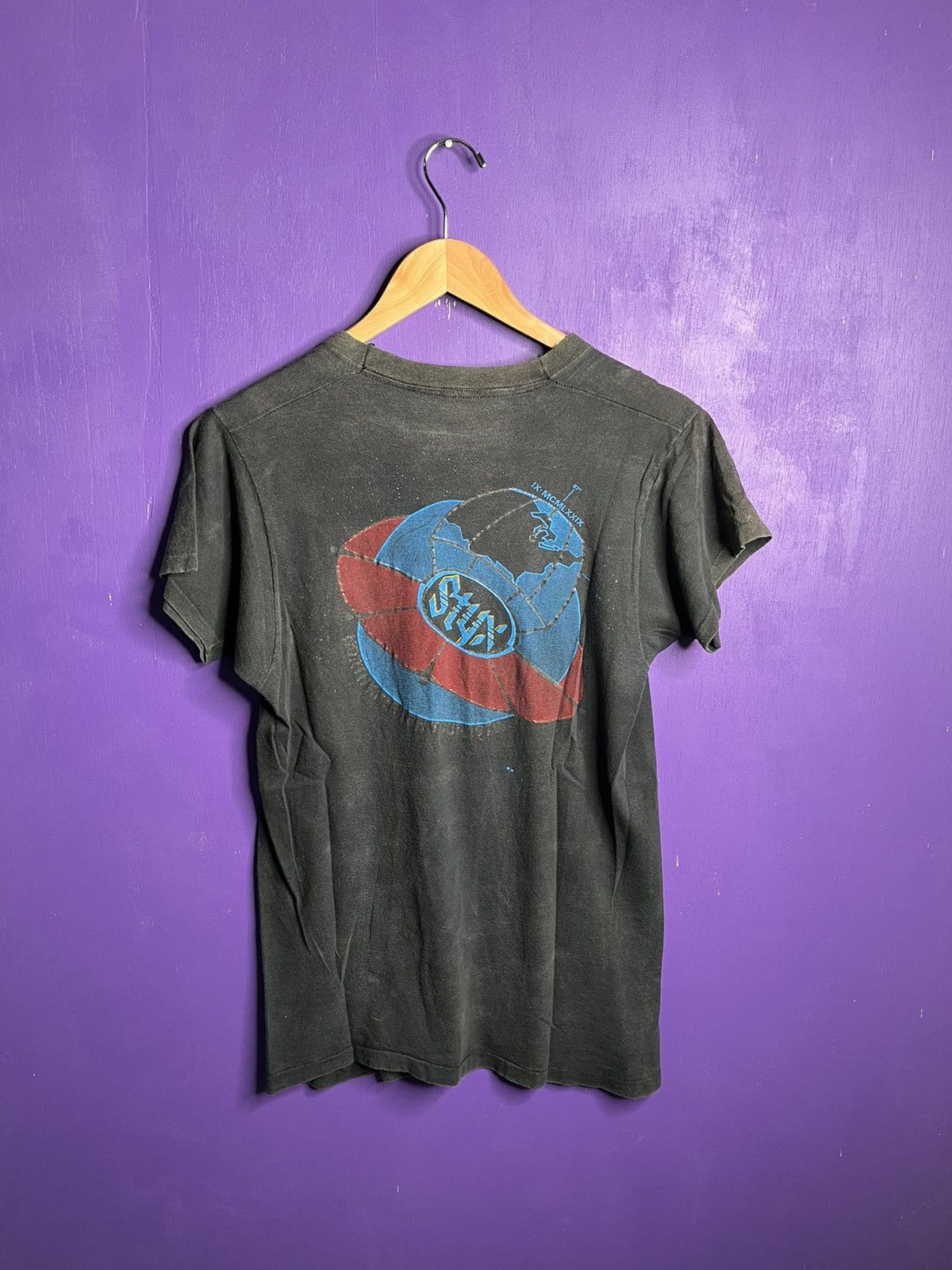 Band Tees × Vintage Vintage 1979 Styx grand decathlon tour tee Size US M / EU 48-50 / 2 - 2 Thumbnail