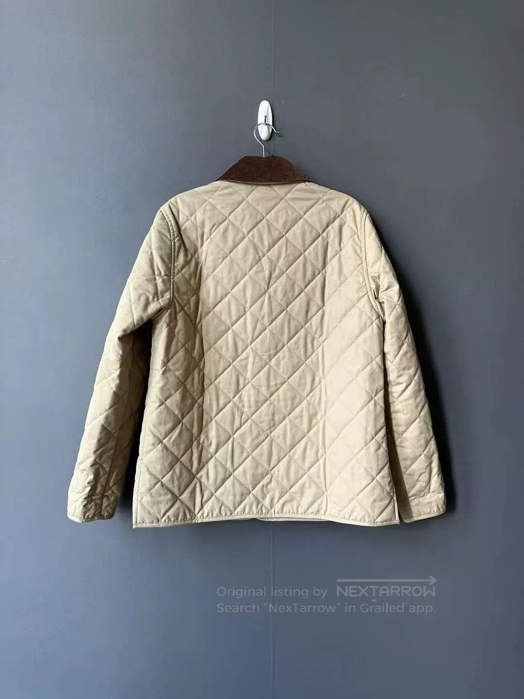 Celine celine beige quilted cotton coat with collar. Size S / US 4 / IT 40 - 2 Thumbnail