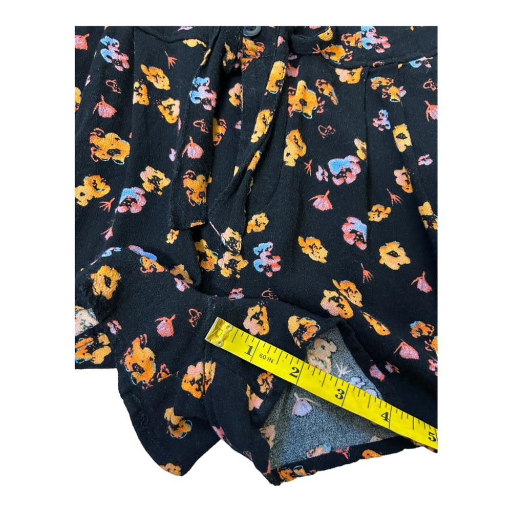 Free People Free People l L’amour Floral Printed Black Combo Romper 2 Size 26" / US 2 / IT 38 - 7 Thumbnail
