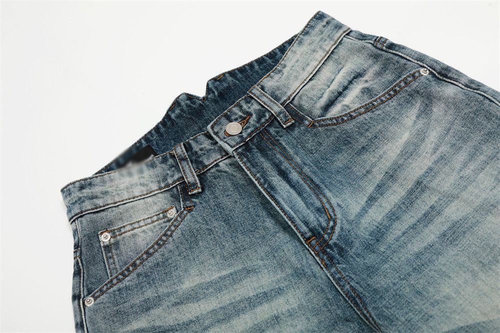 Vintage Men's Cleanfit vintage distressed washed gradient jeans Size US 32 / EU 48 - 3 Thumbnail