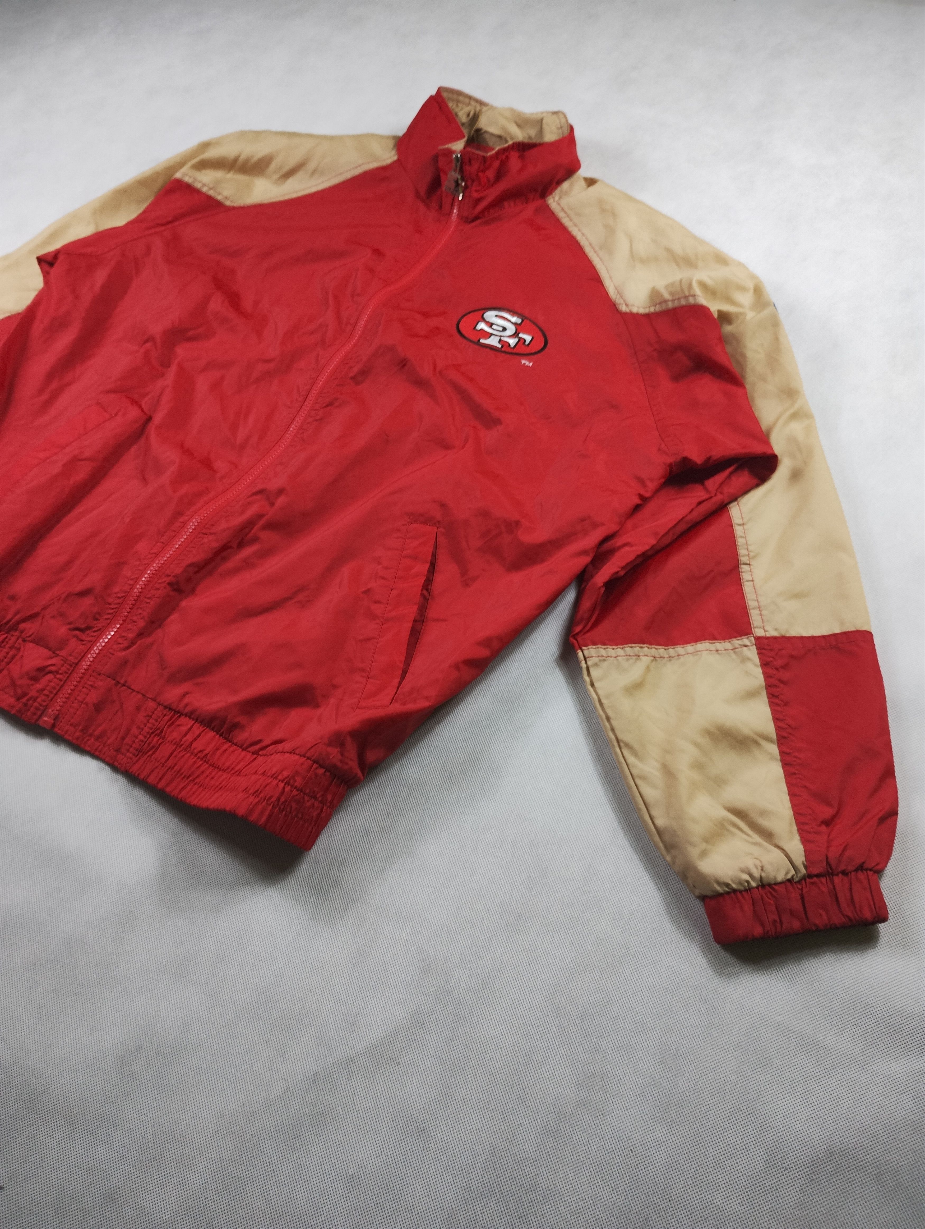 NFL × Starter Light jacket Starter NFL Red gold vintage 90s Size US M / EU 48-50 / 2 - 7 Thumbnail
