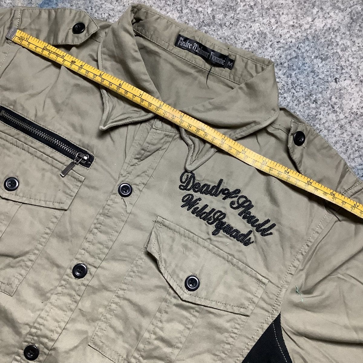 If Six Was Nine × Le Grande Bleu (L.G.B.) Y2K Biker Shirt Japanese Brand Andre Malrour Homme Size US M / EU 48-50 / 2 - 14 Thumbnail