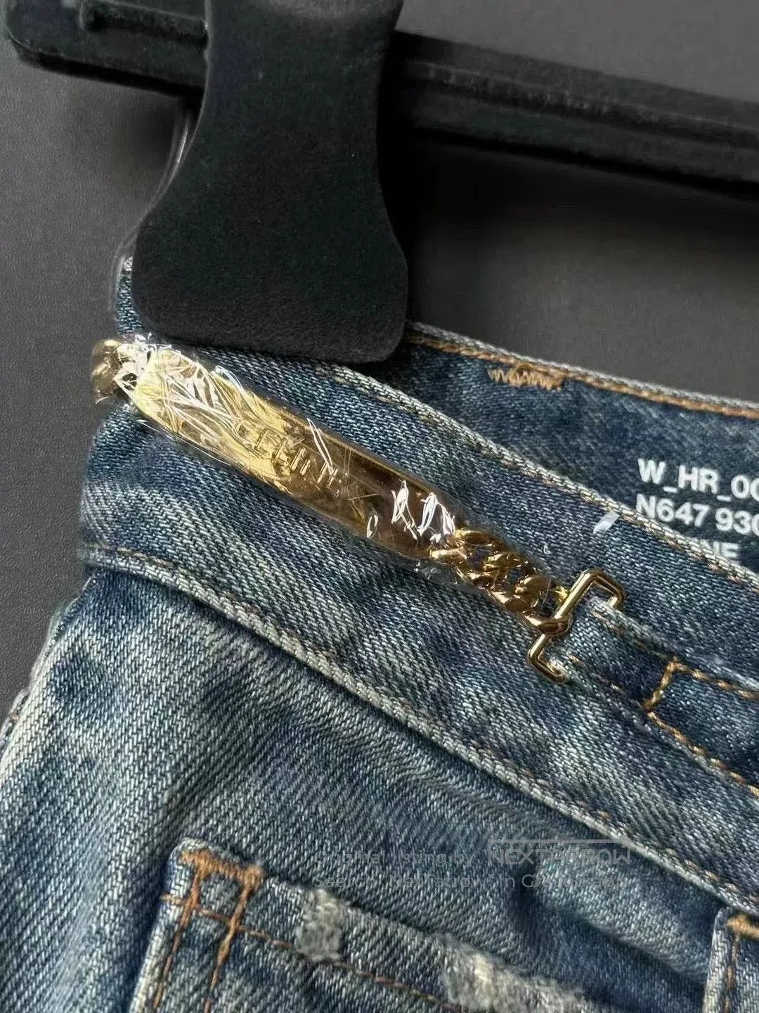 Celine celine margaret chain denim trousers. Size 25" / US 0 / IT 36 - 3 Thumbnail